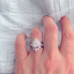 Bomb Party Gemma Harlow Cubic Zirconia Ring